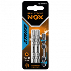 Бита impact Tx30-60 E6.3, 2 шт карта STRIKE